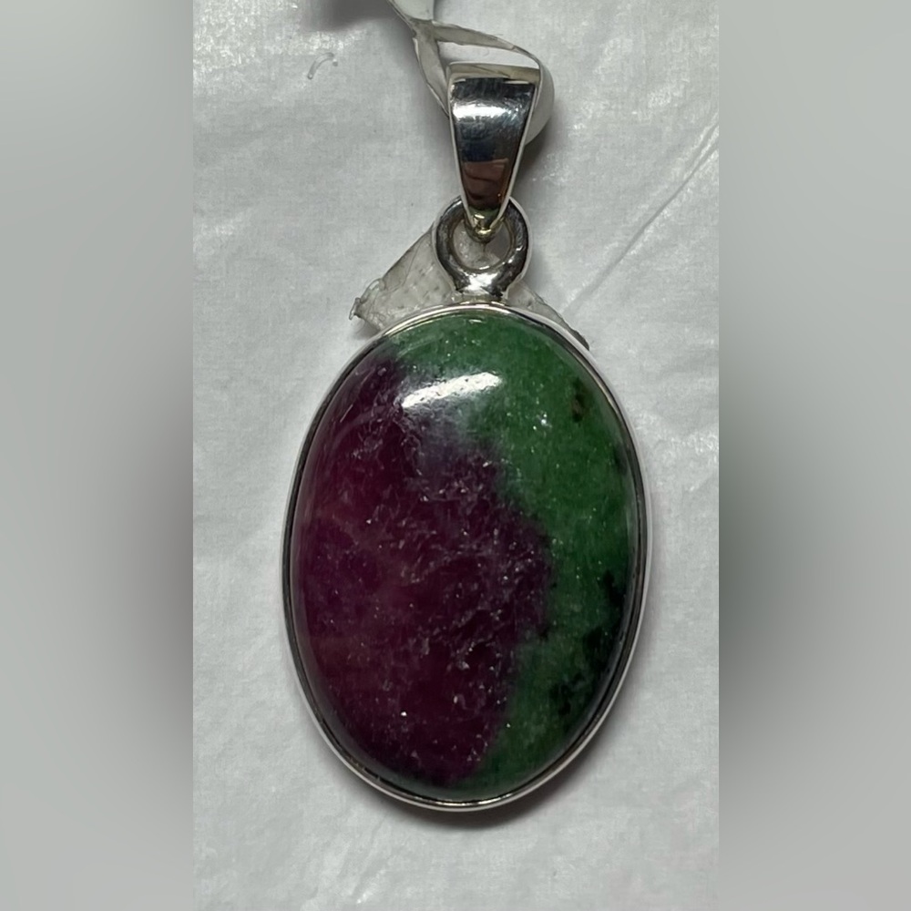 Ruby Zoisite pendant